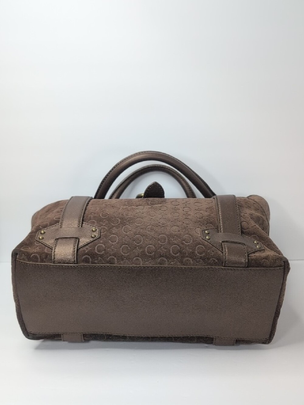 Celine Macadam Suede Boogie Satchel Vintage - Picture 6 of 16
